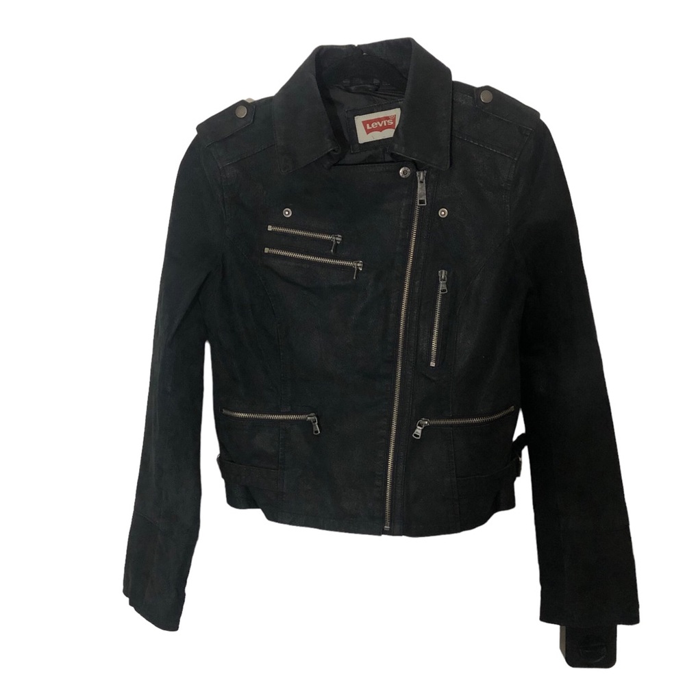 Vintage Levi’s Genuine Leather Suede Moto Jacket Women's Medium